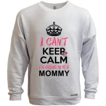 Світшот без начосу i`m going to be a mommy